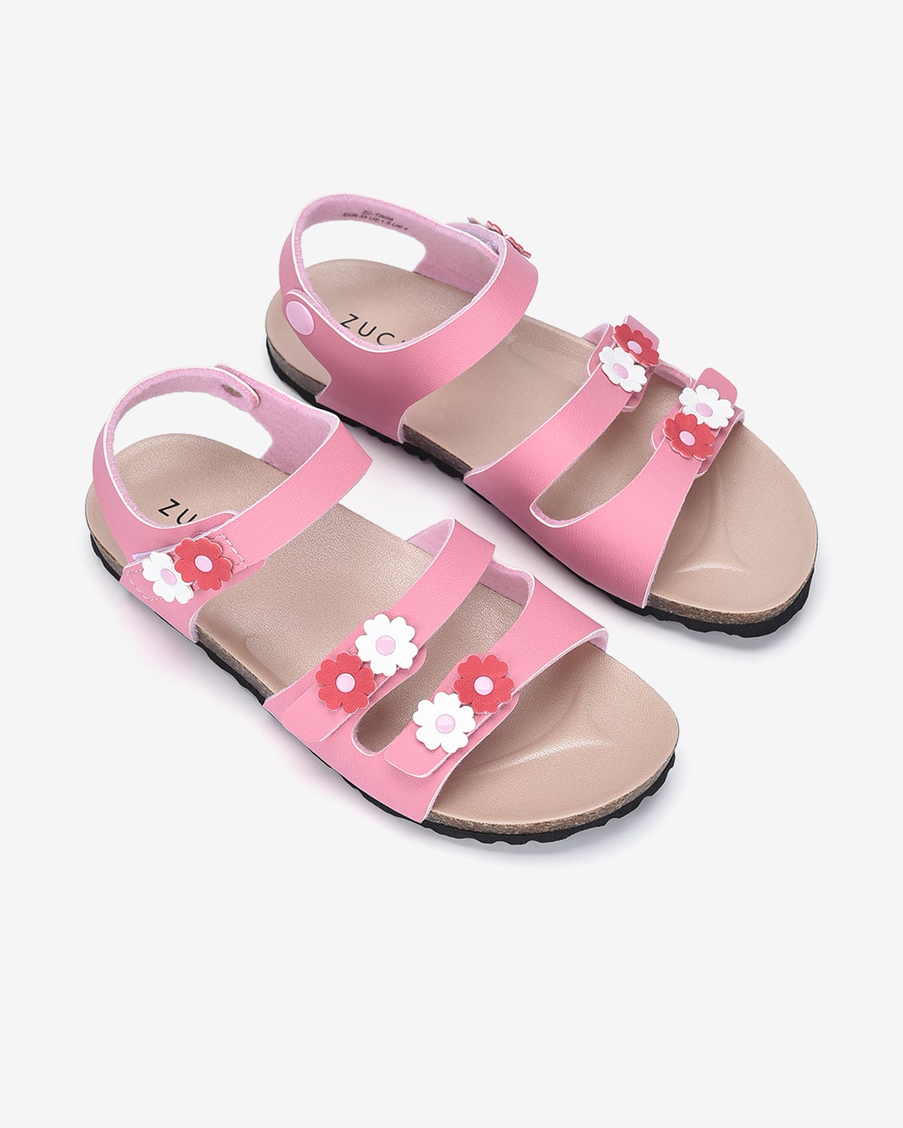 Giày Sandal Trẻ Em Zucia Hoa Nổi Xinh Xắn-STW08Hồng Color2