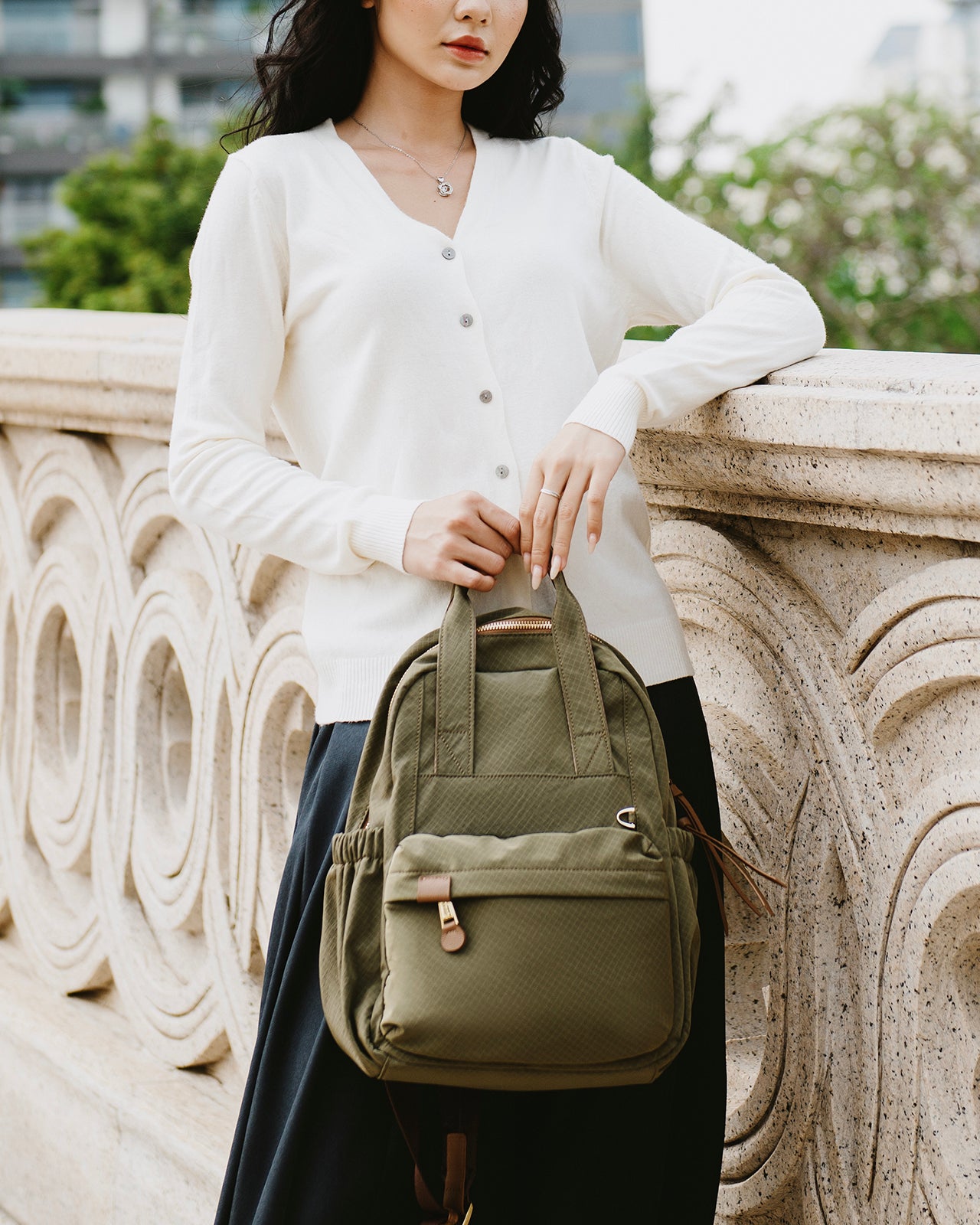 Balo Nữ Zucia The Rain Runner N55-HY55Xanh Lá Color1