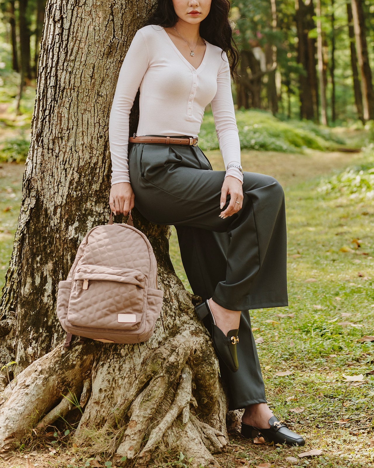 Balo Nữ Zucia The Rain Runner N58-HY58-Nâu Color1