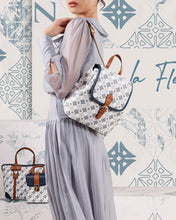 Balo Đeo Vai Phối Da Zuciani Mono La Fleur N07-JYQ3Xanh Color1