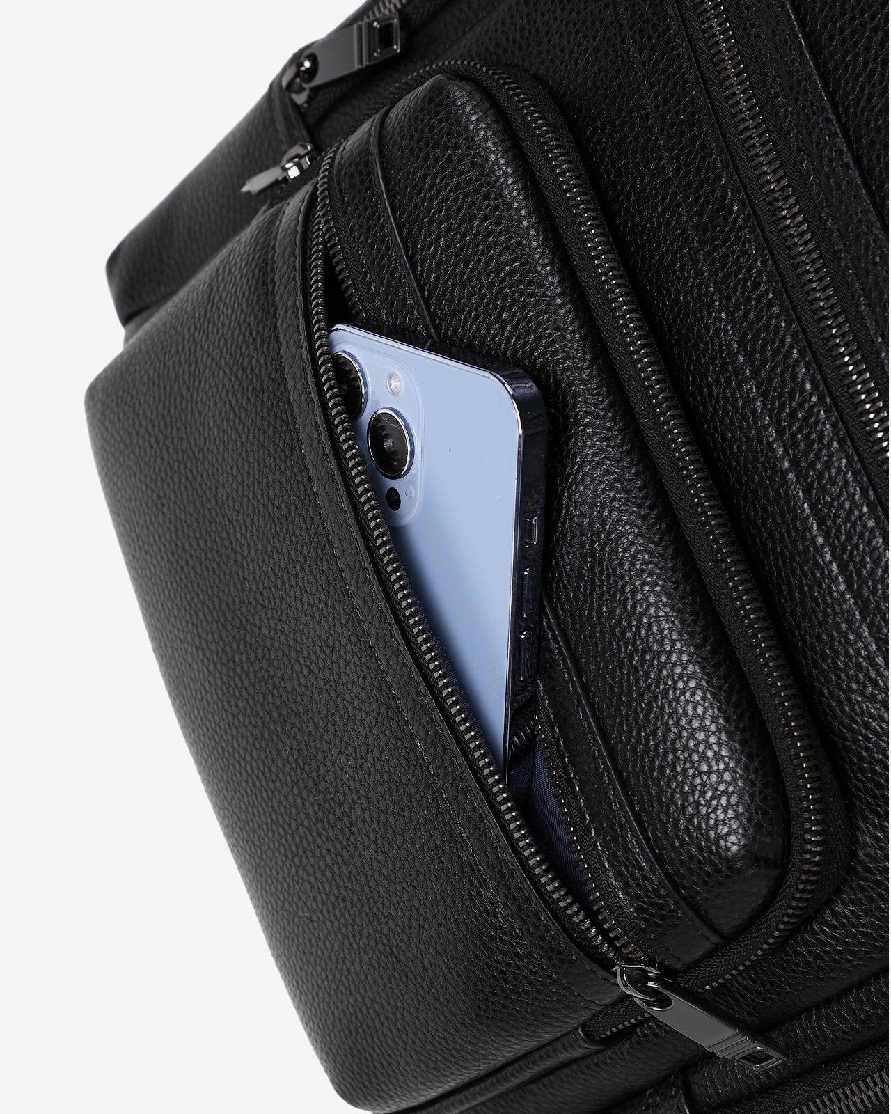 Balo Đeo Vai Lớn Da Cao Cấp Zuciani Timeless Fusion N25-MJ25-Đen Color1