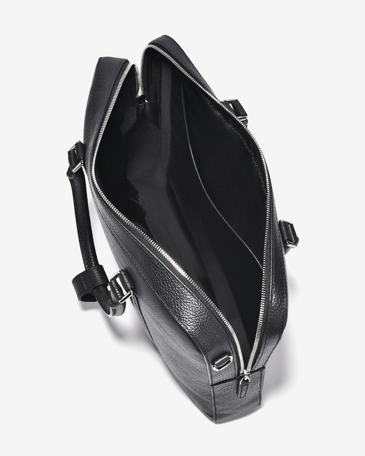 Cặp Nam Xách Tay Da Cao Cấp La Sprezzatura N62-IT62-Đen Color1