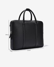 Cặp Nam Xách Tay Da Cao Cấp La Sprezzatura N62-IT62-Đen Color1