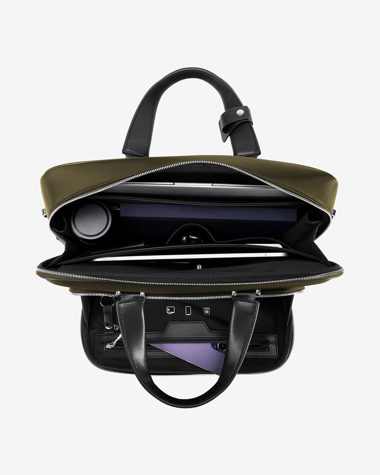 Cặp Nam Cao Cấp Zuciani Timeless Fusion N28-MJ28Xanh Lá Color1