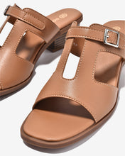 Dép Cao Gót Đông Hải Quai T-Strap-D32H2-Bò Color1