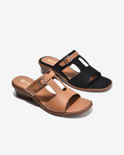 Dép Cao Gót Đông Hải Quai T-Strap-D32H2Bò Color1