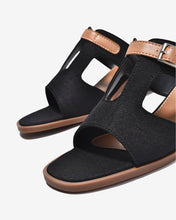 Dép Cao Gót Đông Hải Quai T-Strap-D32H2-Đen Color1