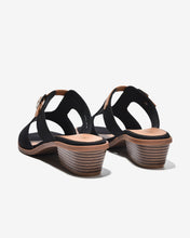 Dép Cao Gót Đông Hải Quai T-Strap-D32H2Đen Color1