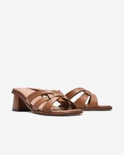 Dép Cao Gót Đông Hải Quai Xoắn Cách Điệu-D32H3-Bò Color1