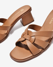 Dép Cao Gót Đông Hải Quai Xoắn Cách Điệu-D32H3-Bò Color1