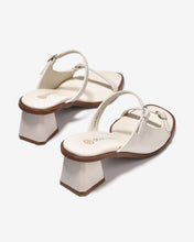 Dép Cao Gót Đông Hải Đế Vuông 6cm Quai Mảnh-D32J4Kem Color1