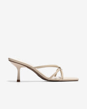 Dép Cao Gót Đông Hải Xoắn Ba Quai-D5837Kem Color1First