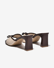 Dép Cao Gót Đông Hải Khóa Nơ Đính Đá-D5866Kem Color1