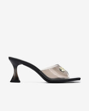 Dép Cao Gót Nữ Đông Hải Quai Bảng To Dập Logo-D5910-Đen Color1First