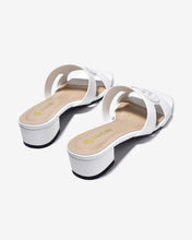 Dép Cao Gót Đông Hải Đế 4cm Dập Logo-D5925Trắng Color1