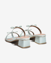 Dép Cao Gót Đông Hải Quai Mảnh Đính Nơ-D81T2Xanh Lá Color1