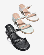 Dép Cao Gót Đông Hải Quai Mảnh Đính Nơ-D81T2Xanh Lá Color1