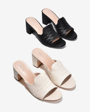 Dép Cao Gót Nữ Zucia Quai Đan Bảng To-DHLK4-Kem Color1