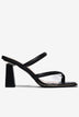 Dép Cao Gót Zucia 9cm Quai Mảnh Phối Trong-DHLN4Đen Color1First