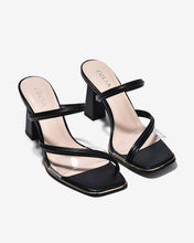 Dép Cao Gót Zucia 9cm Quai Mảnh Phối Trong-DHLN4Đen Color1
