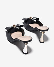 Dép Cao Gót Zucia 9cm Quai Nơ Lớn-DHLN5Đen Color1