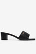 Dép Cao Gót Zucia Gót 5CM Phối Vân Đan-DHLN6Đen Color1First