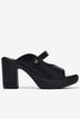 Dép Cao Gót Zucia Đế Trụ 9cm Êm Nhẹ-DRXE7Đen Color1First