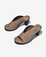 Dép Cao Gót Zucia 8cm Quai Bản To Êm Mềm-DRXE8Cafe Color1