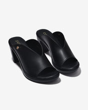 Dép Cao Gót Zucia 8cm Quai Bản To Êm Mềm-DRXE8Đen Color1