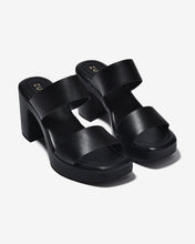 Dép Cao Gót Zucia Đế Êm 8cm Quai Đôi-DRXF1Đen Color1