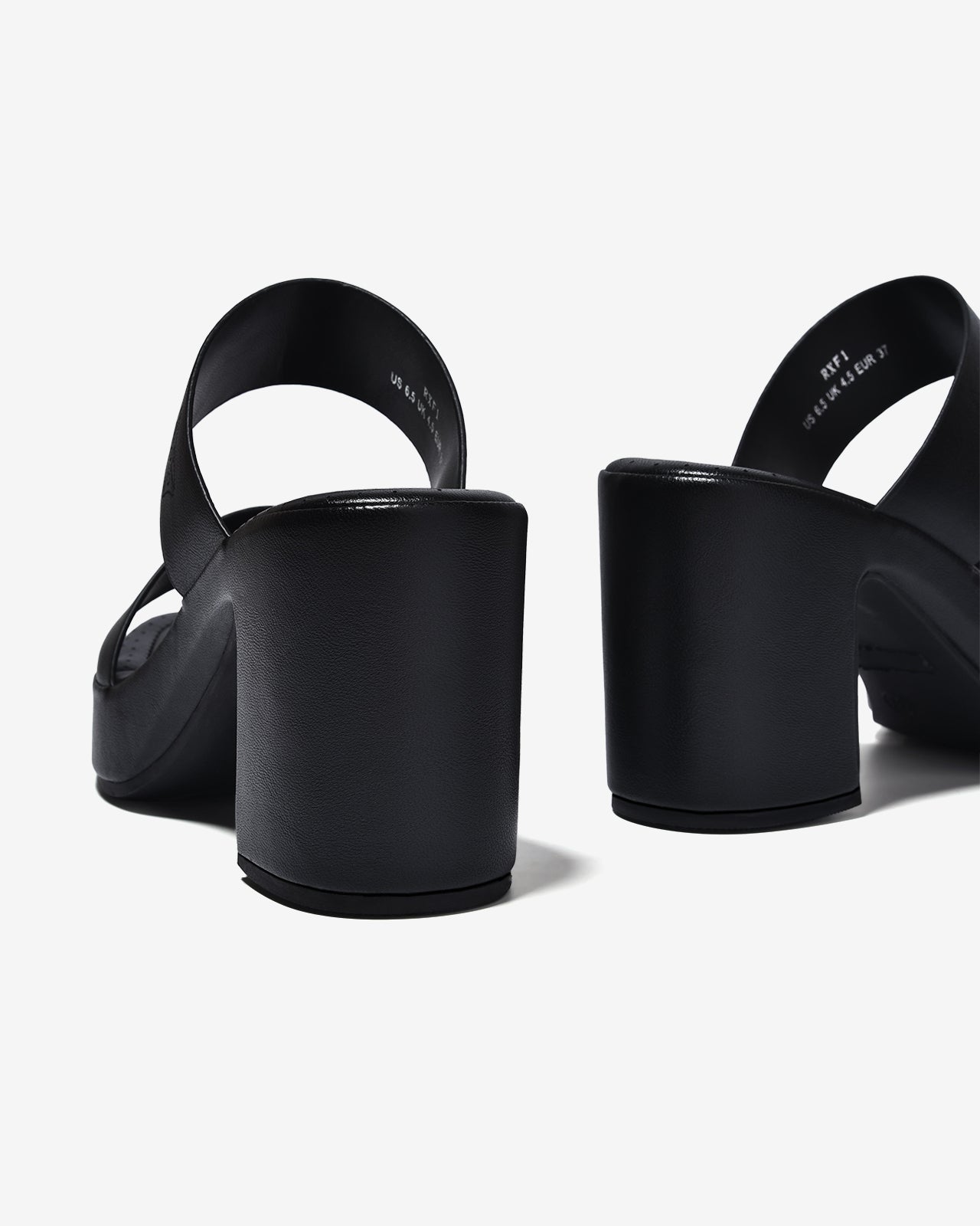 Dép Cao Gót Zucia Đế Êm 8cm Quai Đôi-DRXF1Đen Color1