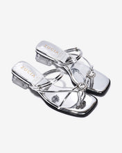 Dép Cao Gót 5cm Zucia Đính Đá Gót Trong-DTHC5Xám Color1