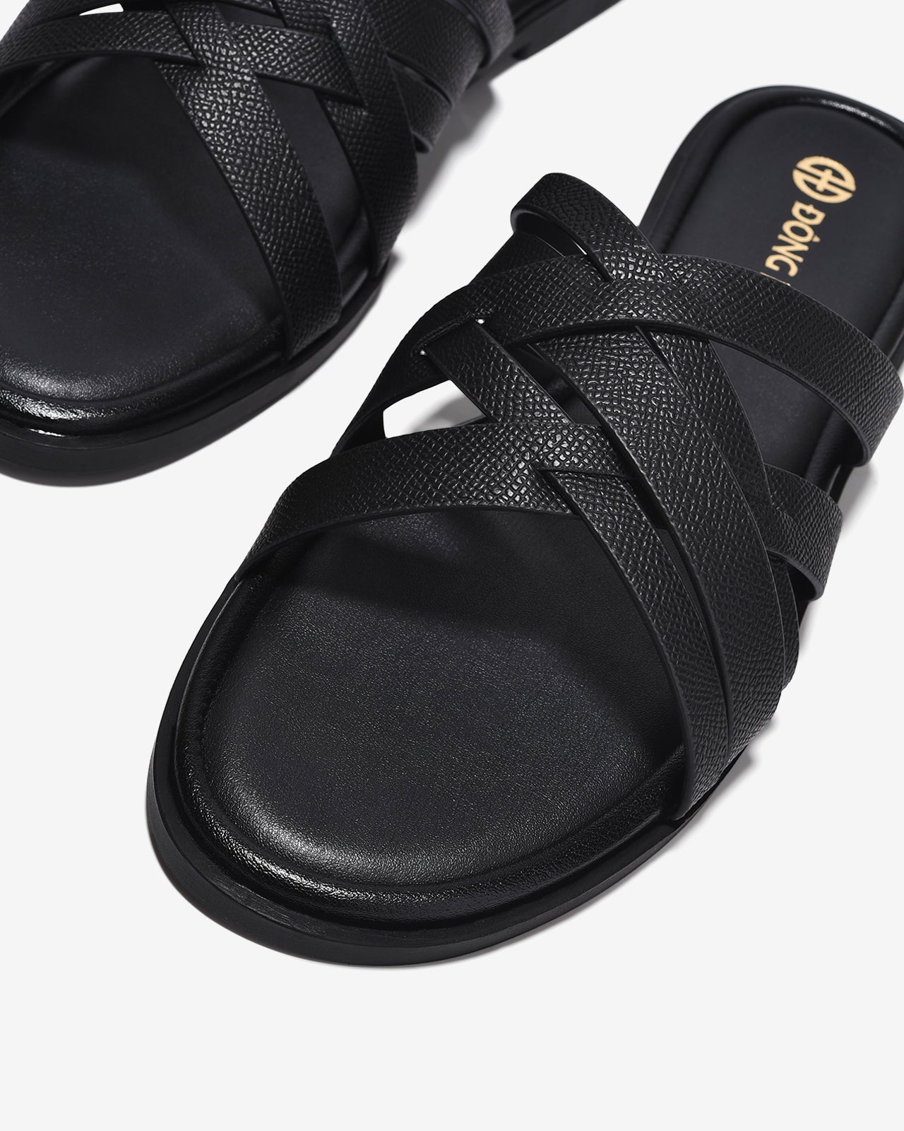 Dép Nữ Đông Hải Quai Đan Mảnh-D32H7Đen Color1