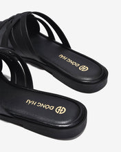 Dép Nữ Đông Hải Quai Đan Mảnh-D32H7Đen Color1