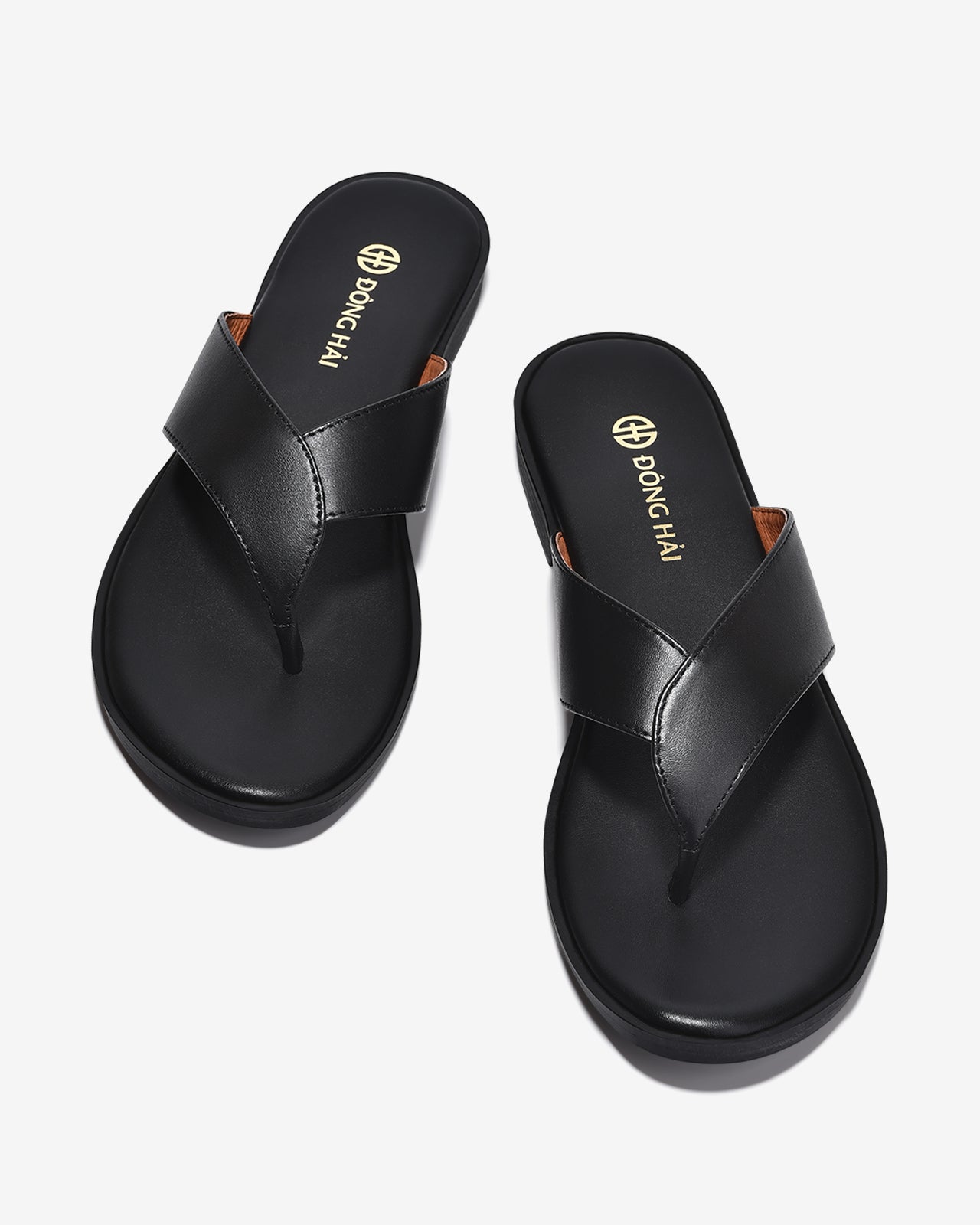 Dép Kẹp Nữ Đông Hải Quai Trơn-D32H9Đen Color1