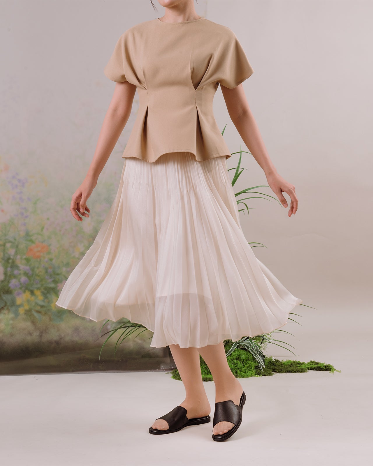 Dép Nữ Đông Hải Quai Bảng To Cách Điệu-D32I3Đen Color1