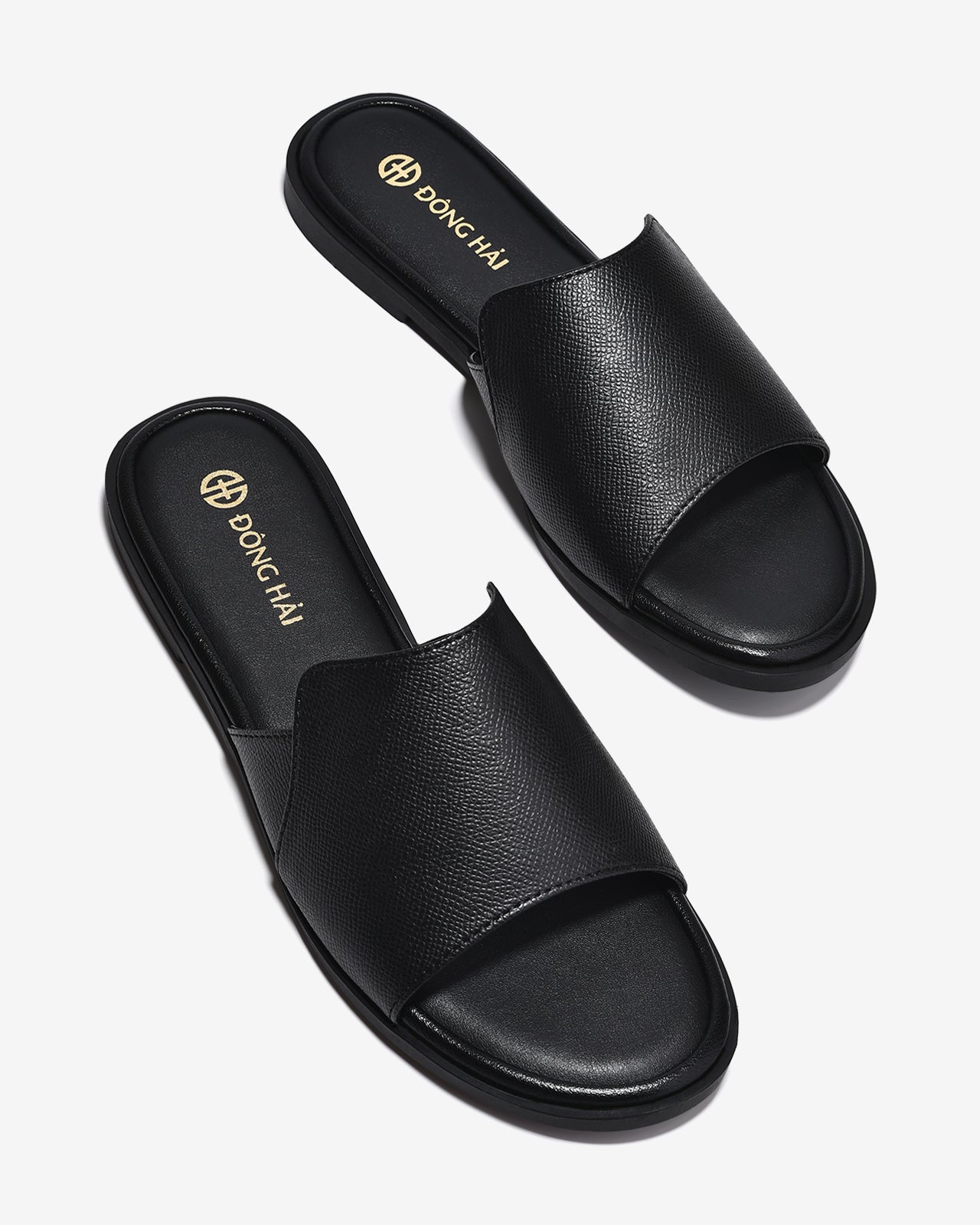 Dép Nữ Đông Hải Quai Bảng To Cách Điệu-D32I3Đen Color1