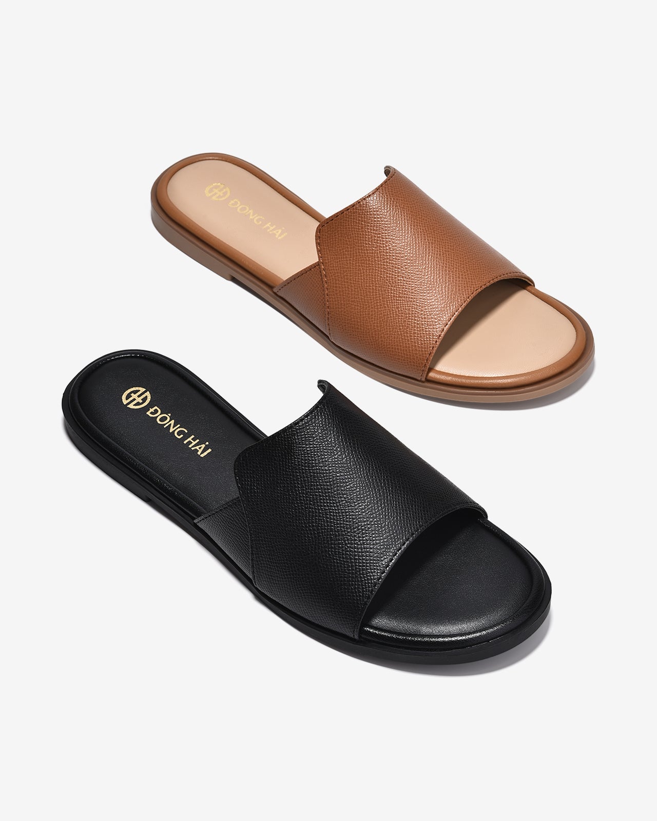 Dép Nữ Đông Hải Quai Bảng To Cách Điệu-D32I3Đen Color1