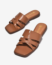 Dép Nữ Đông Hải Quai Đan Đế Bằng-D5917Bò Color1