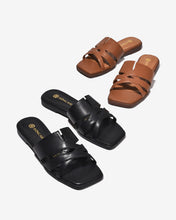 Dép Nữ Đông Hải Quai Đan Đế Bằng-D5917Bò Color1