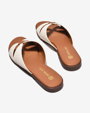 Dép Đế Bằng Nữ Đông Hải Quai Bướm Cách Điệu-D5923Kem Color1