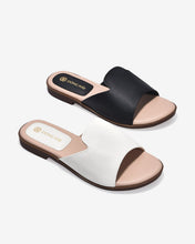 Dép Đế Bằng Nữ Đông Hải Quai Bảng To Cách Điệu-D7729Trắng Color1