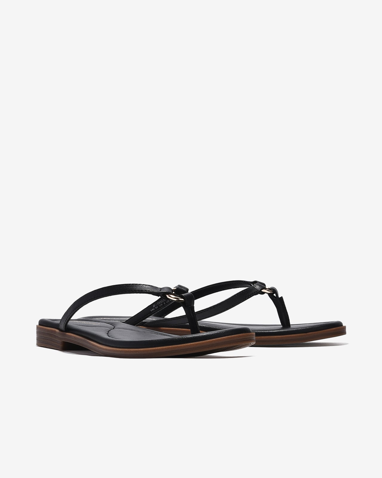 Dép Kẹp Nữ Đông Hải Quai Mảnh-D7732-Đen Color1