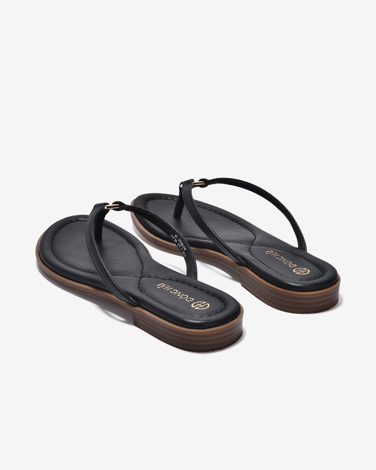 Dép Kẹp Nữ Đông Hải Quai Mảnh-D7732-Đen Color1