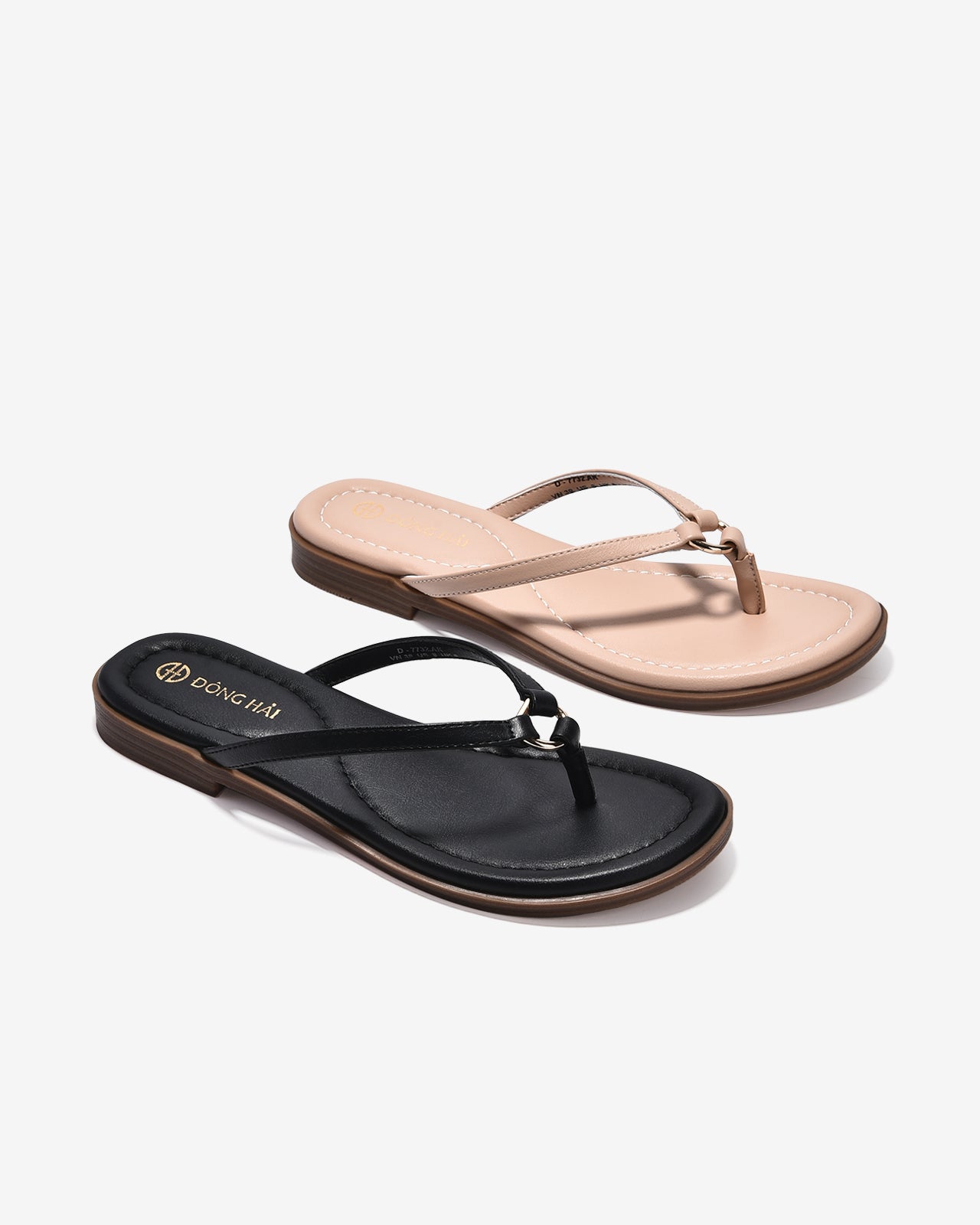 Dép Kẹp Nữ Đông Hải Quai Mảnh-D7732-Đen Color1