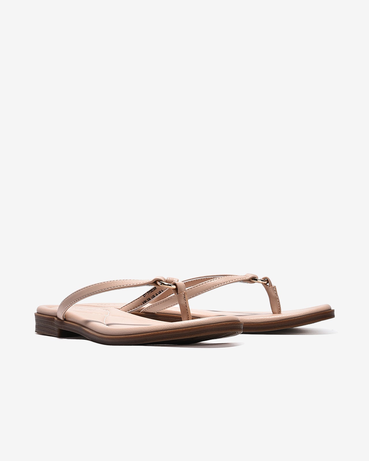 Dép Kẹp Nữ Đông Hải Quai Mảnh-D7732-Kem Color1