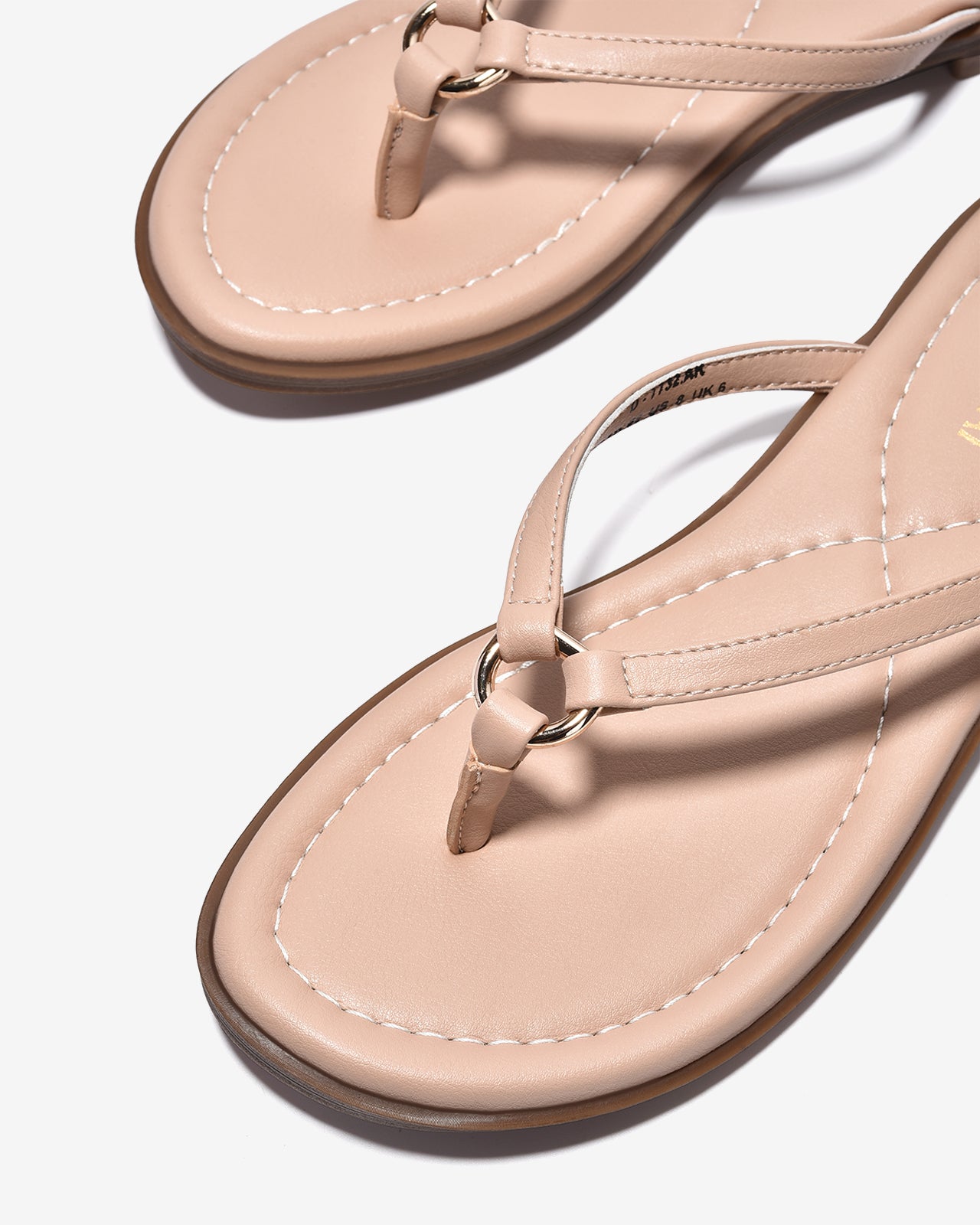 Dép Kẹp Nữ Đông Hải Quai Mảnh-D7732-Kem Color1