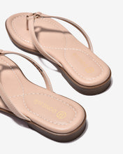 Dép Kẹp Nữ Đông Hải Quai Mảnh-D7732-Kem Color1