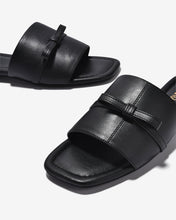 Dép Nữ Đông Hải Quai Bảng Đính Nơ Ngang-D7734-Đen Color1