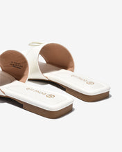 Dép Nữ Đông Hải Quai Bảng Đính Nơ Ngang-D7734-Trắng Color1